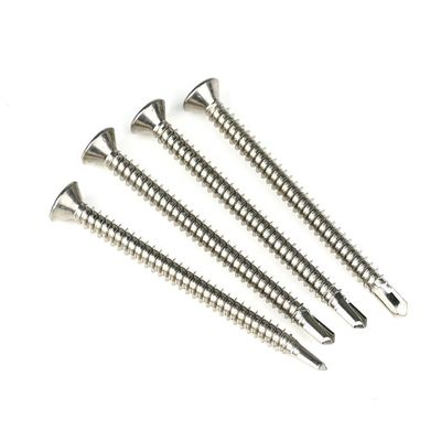 Corazón plano Phillips 50mm tornillos de auto-perforación Tek Lag pernos de acero inoxidable personalizado