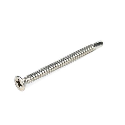 Corazón plano Phillips 50mm tornillos de auto-perforación Tek Lag pernos de acero inoxidable personalizado