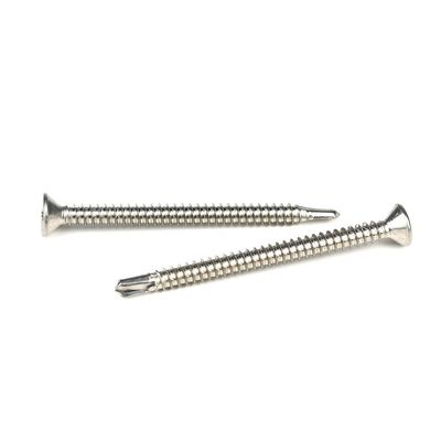 Corazón plano Phillips 50mm tornillos de auto-perforación Tek Lag pernos de acero inoxidable personalizado