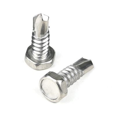 Torx de acero inoxidable de cabeza hexadecimal con hendiduras de perforación automática Sus410 Parafuso Auto Brocante