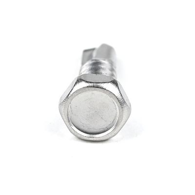 Torx de acero inoxidable de cabeza hexadecimal con hendiduras de perforación automática Sus410 Parafuso Auto Brocante