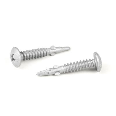 Tornos de acero inoxidable Phillips personalizados de cabeza de armadura de auto-perforación