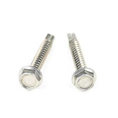 Instalación de acero inoxidable Hex cabeza de lavadora de auto perforación tornillo Sus304 tornillos de golpe