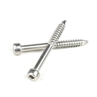 Copo de acero inoxidable cabeza de relleno Torx tornillo de autoapertura para diversas aplicaciones