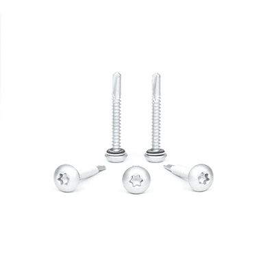 Tipo de cabeza de obleas tornillo de auto-perforación Sus410 de acero inoxidable ZINC Finish auto-tapping