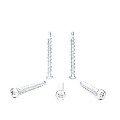 Estructura de madera Bimetal Acero inoxidable Torx Pan cabeza tornillos de auto-perforación con diseño