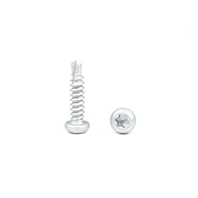 Acero inoxidable 304 bi-metálico Torx Pan cabeza de perforación propia tornillos impermeable tornillo