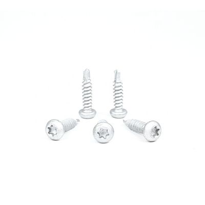Acero inoxidable 304 bi-metálico Torx Pan cabeza de perforación propia tornillos impermeable tornillo