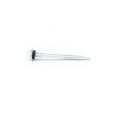 100% QC probado Freno Hex cabeza de acero inoxidable tornillos de auto-perforación con lavaplatos Epdm