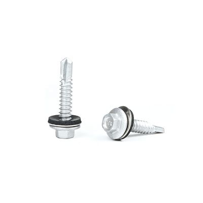 100% QC probado Phillips Cross Recess Hex Flange Head Autoderección de perforación de los tornillos