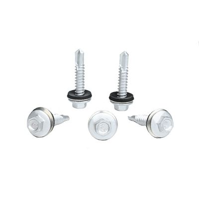100% QC probado Phillips Cross Recess Hex Flange Head Autoderección de perforación de los tornillos