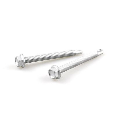 Raspert acabado de acero inoxidable Hex cabeza de auto perforación tornillos para aparatos eléctricos