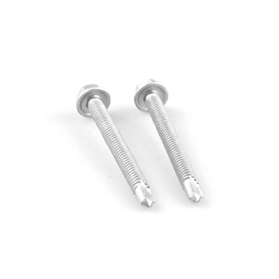 Raspert acabado de acero inoxidable Hex cabeza de auto perforación tornillos para aparatos eléctricos