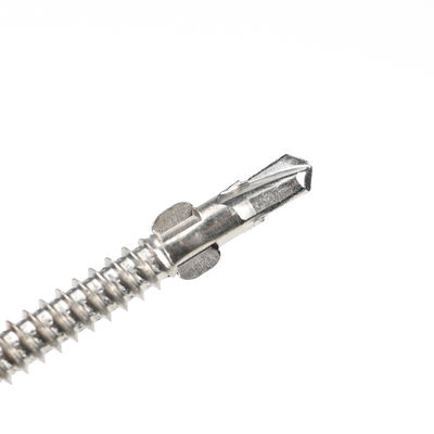 SUS410 Flat Phillips Head Autopulsante de auto-perforación de tornillo Wing Tek Torso con puntas 4.2x38