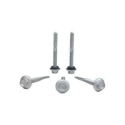 Velas de autoperforación de cabeza hexagonal de brida de acero inoxidable estándar para aparatos eléctricos