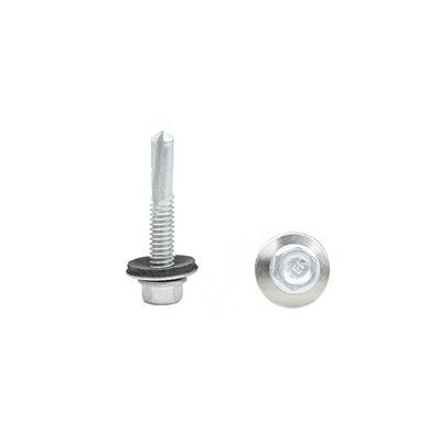 SS410 Freno Hex cabeza de acero inoxidable para perforación de tornillos de auto-apertura con lavadora EPDM