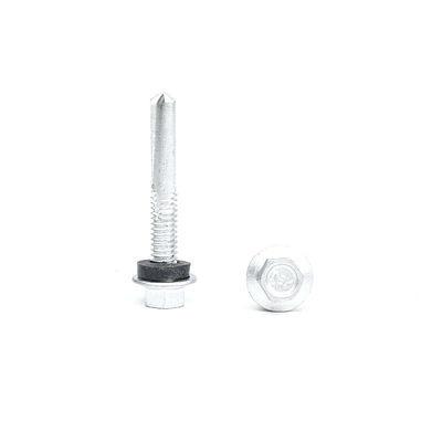Raspert acabado de acero inoxidable Hex cabeza de la brida de auto-apertura tornillo SUS410