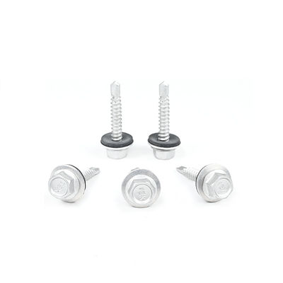 Tornos de techo de acero inoxidable amarillo hexadecimal 5.5x25mm para pagos T/T y paneles de techo