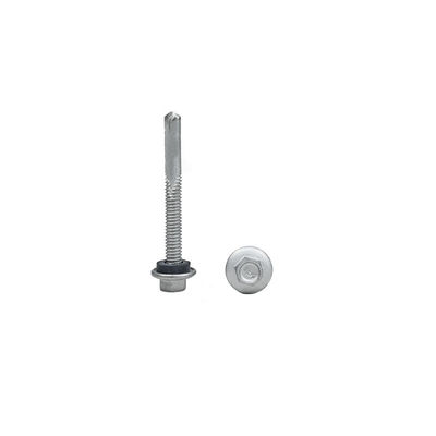 Cerrojo de perforación automática de acero inoxidable con lavadora para acero pesado