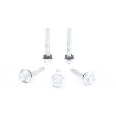 38 mm de auto-perforación SUS410 de acero inoxidable Hex tornillo con cabeza de brida y lavadora EPDM