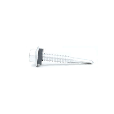 38 mm de auto-perforación SUS410 de acero inoxidable Hex tornillo con cabeza de brida y lavadora EPDM