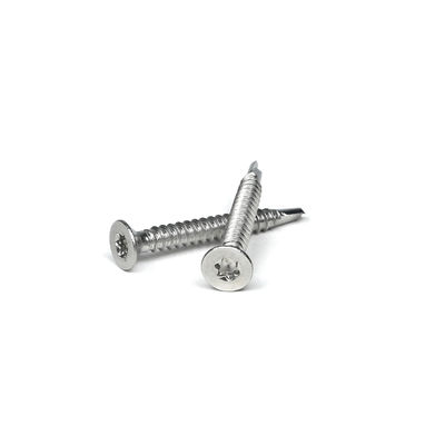 Acero inoxidable amarillo Sus 304 Csk Torx cabeza plana tornillos de auto-perforación Inox 3.9x25mm