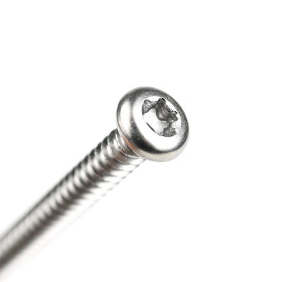 6.3 X75 mm Tornos de auto-perforación de acero inoxidable revestidos de zinc para aparatos eléctricos