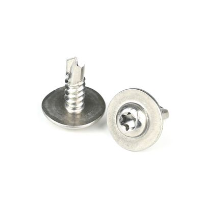 Acero inoxidable Torx cabeza redonda tornillos de perforación automática acero material inoxidable