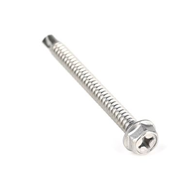 Encabezado de acero hexagonal de zinc firme Phillips 70 mm de auto perforación métrica para ventana