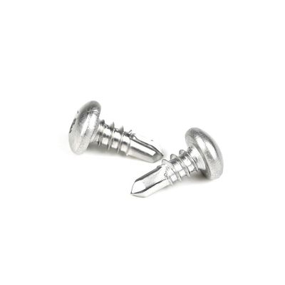 Superior SUS410 de acero inoxidable 4.8x13mm cabeza de panela para perforación automática tornillo torso para cabeza