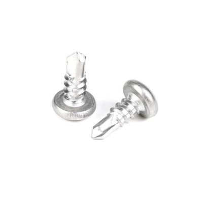 Superior SUS410 de acero inoxidable 4.8x13mm cabeza de panela para perforación automática tornillo torso para cabeza