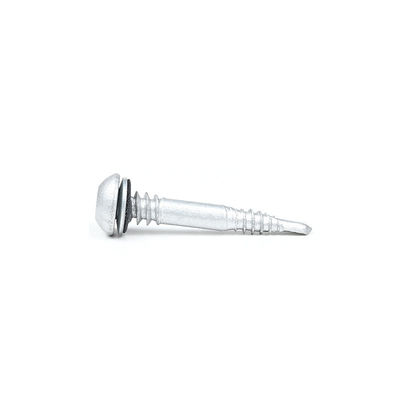 Cabeza de la cacerola Ruspert Revestido 16 / 12 x42 Botón Torx Sds tornillo para el panel de metal para el purlin