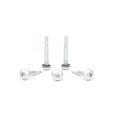 Cabeza de la cacerola Ruspert Revestido 16 / 12 x42 Botón Torx Sds tornillo para el panel de metal para el purlin