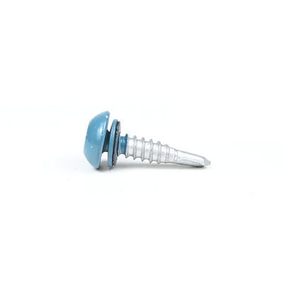 Cobre de aleación de zinc 12 x 1'' de perforación automática para el taponado Torx Pan Head para techado de tejas metálicas