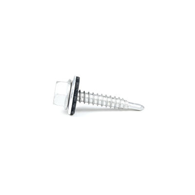 410 Revestimiento de brida hexagonal 5.5x25 mm Torsión Tek auto-perforadora para revestimiento de pared de chapa de purlin