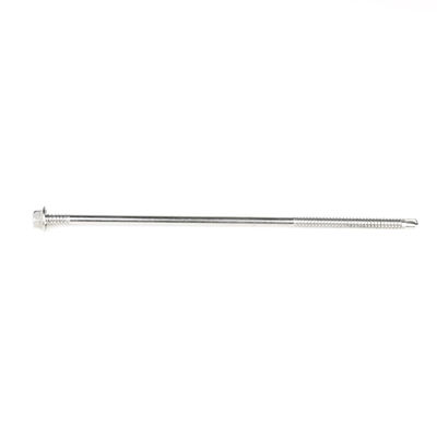 Hex cabeza de lavadora de acero inoxidable de auto perforación tornillos 6.3x200mm para panel aislado sandwich