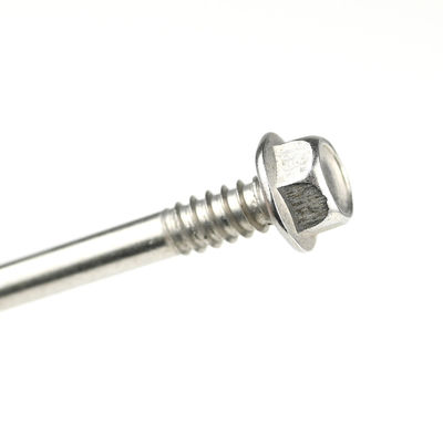 Hex cabeza de lavadora de acero inoxidable de auto perforación tornillos 6.3x200mm para panel aislado sandwich