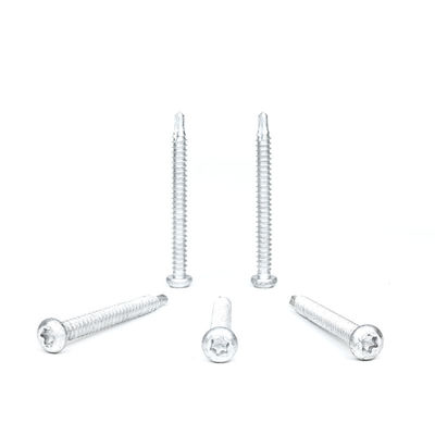 6.3x65 TPO PVC Ply Membrana de acero inoxidable 304 Bi-Metal Torx Botón de cabeza tornillo a prueba de agua