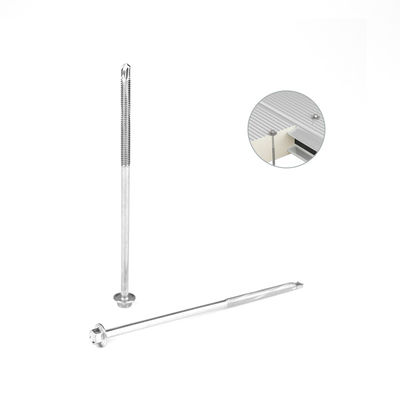 Hex cabeza de lavadora de acero inoxidable tornillo de auto perforación para paneles de sándwich 100% QC probado
