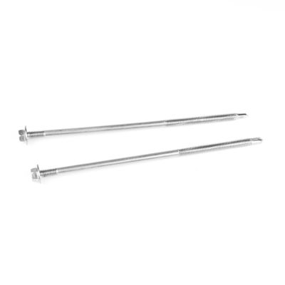 Tornos de autoperforación de acero inoxidable 5.5x150 para techos aislados con paneles sandwich