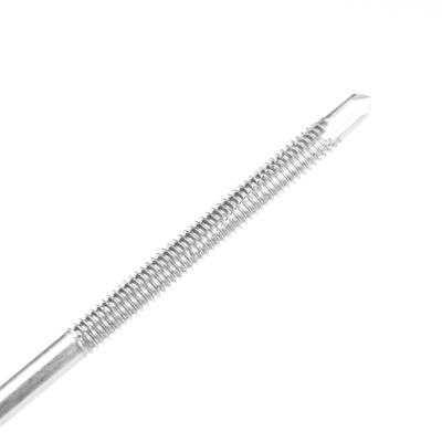 Tornos de autoperforación de acero inoxidable 5.5x150 para techos aislados con paneles sandwich