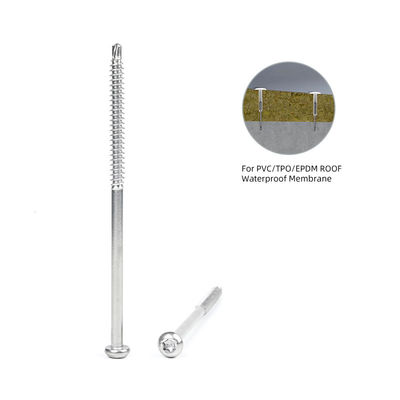 6.3 x 125 mm tornillo de auto-perforación Perfecto para la instalación de membrana de techo de PVC / TPO / EPDM