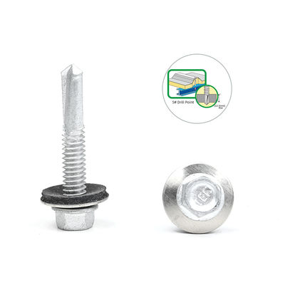 5.5x32 Tek Sheet Metal Building Roofing Screw para el acero de purlin estándar personalizable