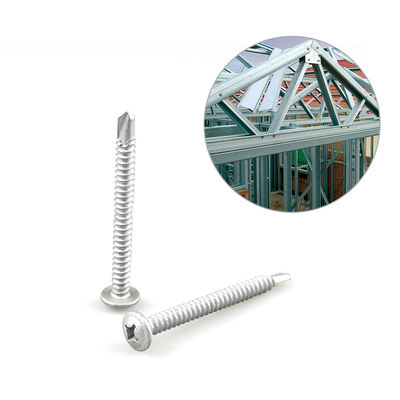 Cuadro de acero fijador Bi-metal 5.5x60 Torsión de perforación con cabeza de oblea Phillips Purlin