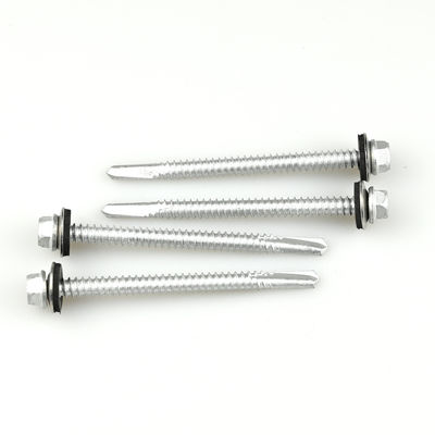 12 x 75 Ruspert auto perforación tornillo de techo con lavadora de metal unido material bimetal