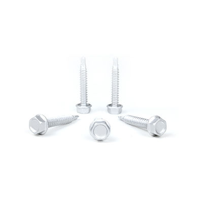 6.3x38 Tornillos revestidos con brida hexametálica para tornillos para techos de acero metálico
