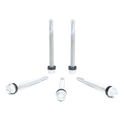 Contacta con el servicio de atención al cliente para un tornillo de auto-perforación personalizado 5.5x63 Flange Hex Head