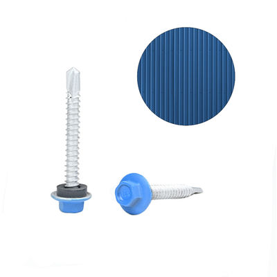 Sistema de envolvente del edificio Fluorocarburo horneado 5.5x45 acero inoxidable de brida Teks tornillo de techo