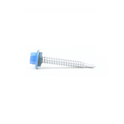 Sistema de envolvente del edificio Fluorocarburo horneado 5.5x45 acero inoxidable de brida Teks tornillo de techo