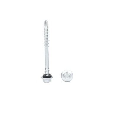 Sistema de envolvente de estructura de acero tornillo de auto-perforación 12 X68 con brida impermeable INCH